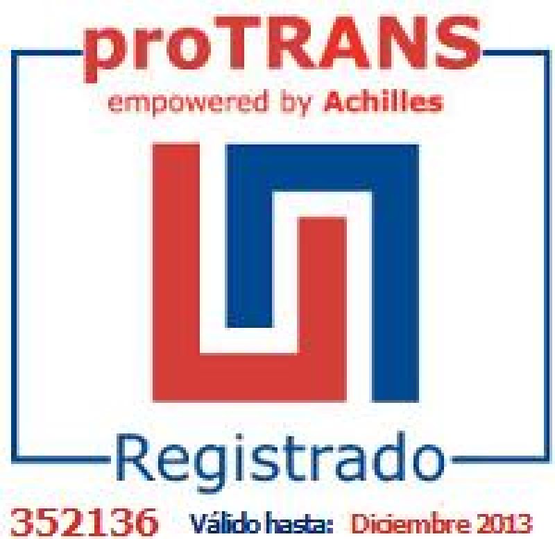 Certificados en los Registros de Achilles Repro y proTRANS 